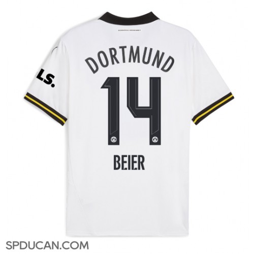 Muški Nogometni Dres Borussia Dortmund Maximilian Beier #14 Rezervni 2024-25 Kratak Rukav